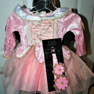 FAO Schwarz Baby Princess Dress/Costume- 6-9 Mo